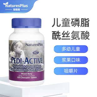纽诗斯NaturesPlus儿童磷脂酰丝氨酸PS注意力不集中专注力补脑