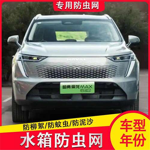 适用于23款哈弗枭龙MAX DHT水箱防虫网汽车中网防柳絮蚊虫PHEV