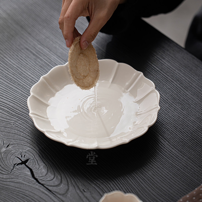 圭隐堂复古草木灰手工陶瓷壶承干泡台家用茶壶托盘茶托杯托茶点盘,餐饮具,茶道/零配,淘宝优惠券,粉丝福利购,淘宝优惠卷