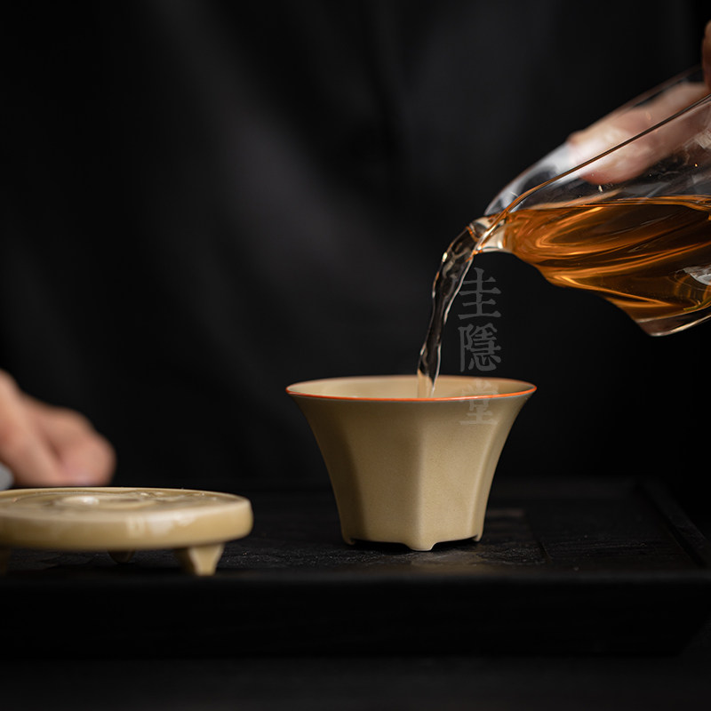 圭隐堂定窑手工陶瓷功夫茶杯图片