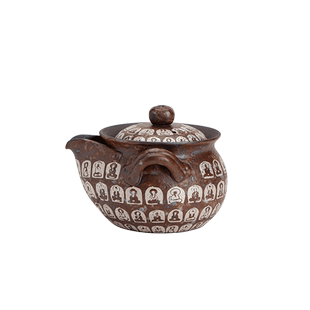 圭隐堂敦煌文创万佛鎏银陶瓷泡茶壶手抓壶盖碗中式禅意单壶泡茶碗