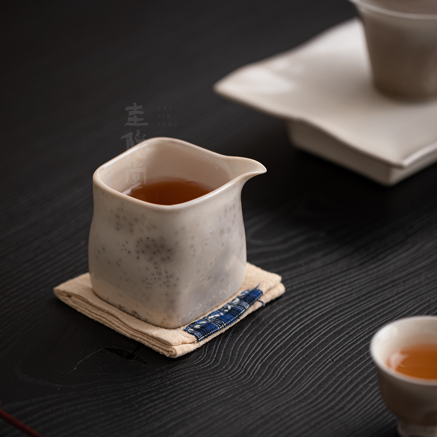 圭隐堂窑变陶瓷公道杯日式志野烧家用四方公杯泡茶匀杯分茶器茶海,餐饮具,公道杯,淘宝优惠券,粉丝福利购,淘宝优惠卷