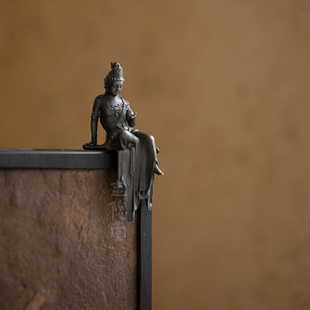 圭隐堂手工古锡观音菩萨茶宠中式禅意佛像精品可养茶玩茶道摆件