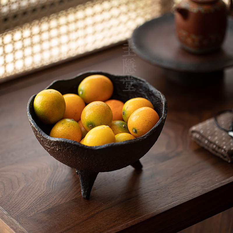 圭隐堂手工粗陶建水洗水家用复古茶洗杯洗茶点盘果盘茶道花瓶摆件,餐饮具,果盆/果盘/果篮,淘宝优惠券,粉丝福利购,淘宝优惠卷