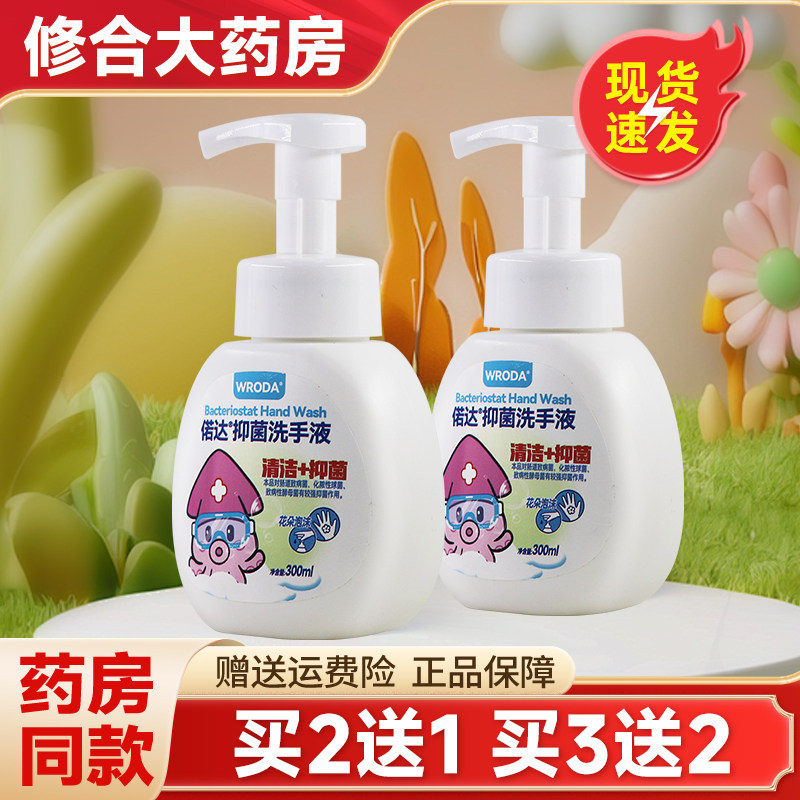 偌达花朵泡沫抑菌洗手液正品图片