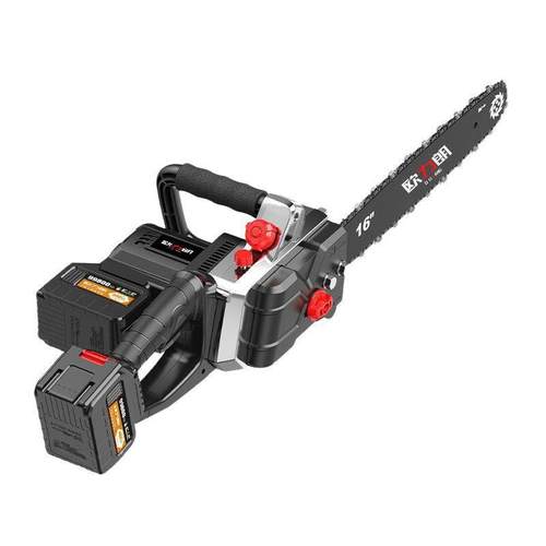 德国进口电锯16寸充电式双驱动锂电锯插电手提式大功率户外伐木锯