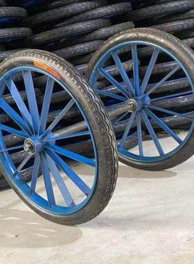 架子车轮胎斗车轮力车实心轮胎26x21/2工地车沙浆车翻斗车板车轮