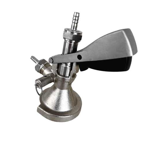 啤酒桶分配器A型分配器带泄压板分带泄压不锈钢手柄冷却精酿