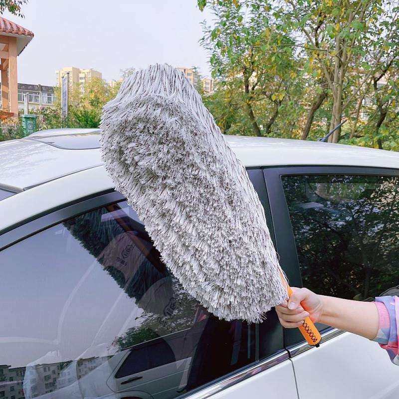ZFG新款浸油汽车除尘掸子车用扫灰除尘刷子蜡拖伸缩多功能清洁软,基础建材,脚轮/万向轮,淘宝优惠券,粉丝福利购,淘宝优惠卷