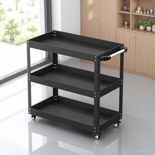 多功能工具车加厚汽修维修车间零件小手推车三层移动置物收纳架子