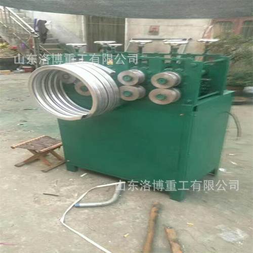 圆管盘管机螺旋式半圆管盘弯机全自动控制螺距圆管圈圆机