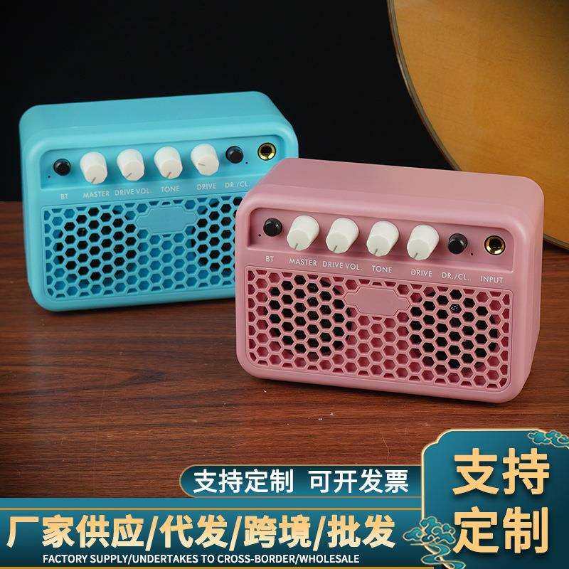 电吉他音箱便携式贝斯木吉他户外演出卖唱电吹管充电音响