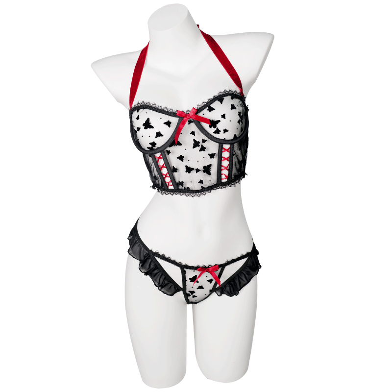 哎一沽纷飞性感情趣内衣服诱惑套装床上免脱睡衣女午夜魅力透视装