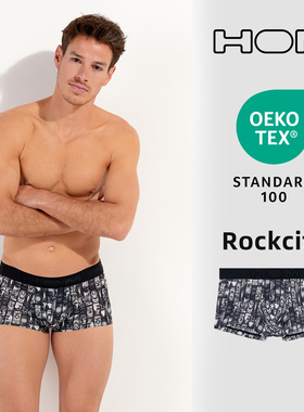 【新客户下拉抢尝新价】HOM男士内裤平角裤透气提臀显大印花内裤