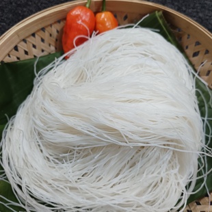 云南德宏半干细米线新鲜撒撇米线撇苤原料早点米线袋装家乡味包邮