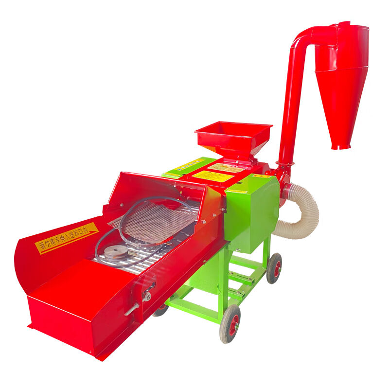 忠驰新款铡草机家用养殖牛羊揉丝粉碎一体机全能王秸秆碎草打草机