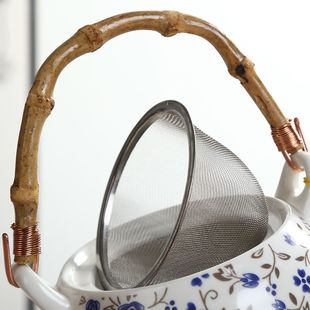 提梁壶大号茶具整套现代居家待客茶杯套装 日式 茶壶带滤网餐厅家用