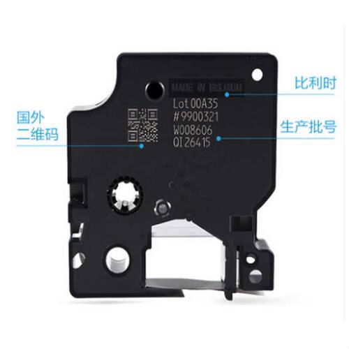 DYMO达美280/160/PNP标签机D1色带6 9 12mm 45013线缆标签纸