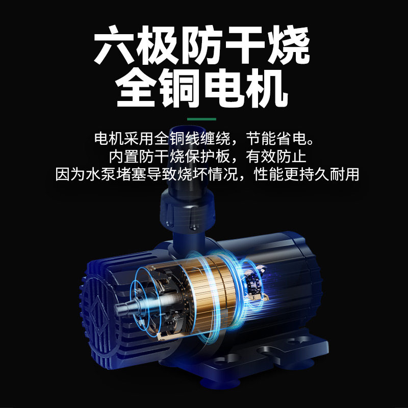 太阳能无动力水循环流水器花园庭院水泵鱼池鱼缸水循环过滤抽水泵