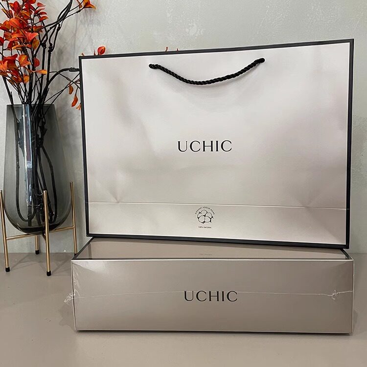 高端纯棉长绒棉床笠四件套简约刺绣纯色全棉被套床品灰蓝豆沙色