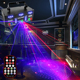 过节包房酒吧声控爆闪七彩激光镭射蹦迪灯旋转舞台灯光KTV闪光灯