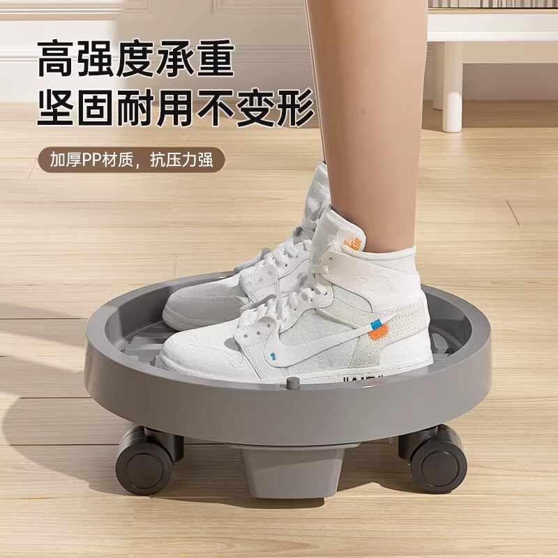 花盆托盘带轮可移动底座接水万向轮塑料加厚高级感家用带滑滚轮图片