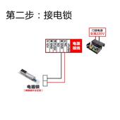 触摸屏电子智能门禁系统双门自动平移推拉门禁单开室外防水电磁门