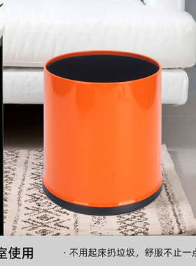 酒店宾馆客房垃圾桶卫生间金属收纳桶阻燃防水KTV大容量12L垃圾架