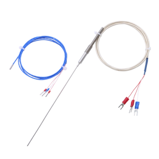 PT100温度传感器热电阻极细温度探头直径1mm超细低温式探头高精度