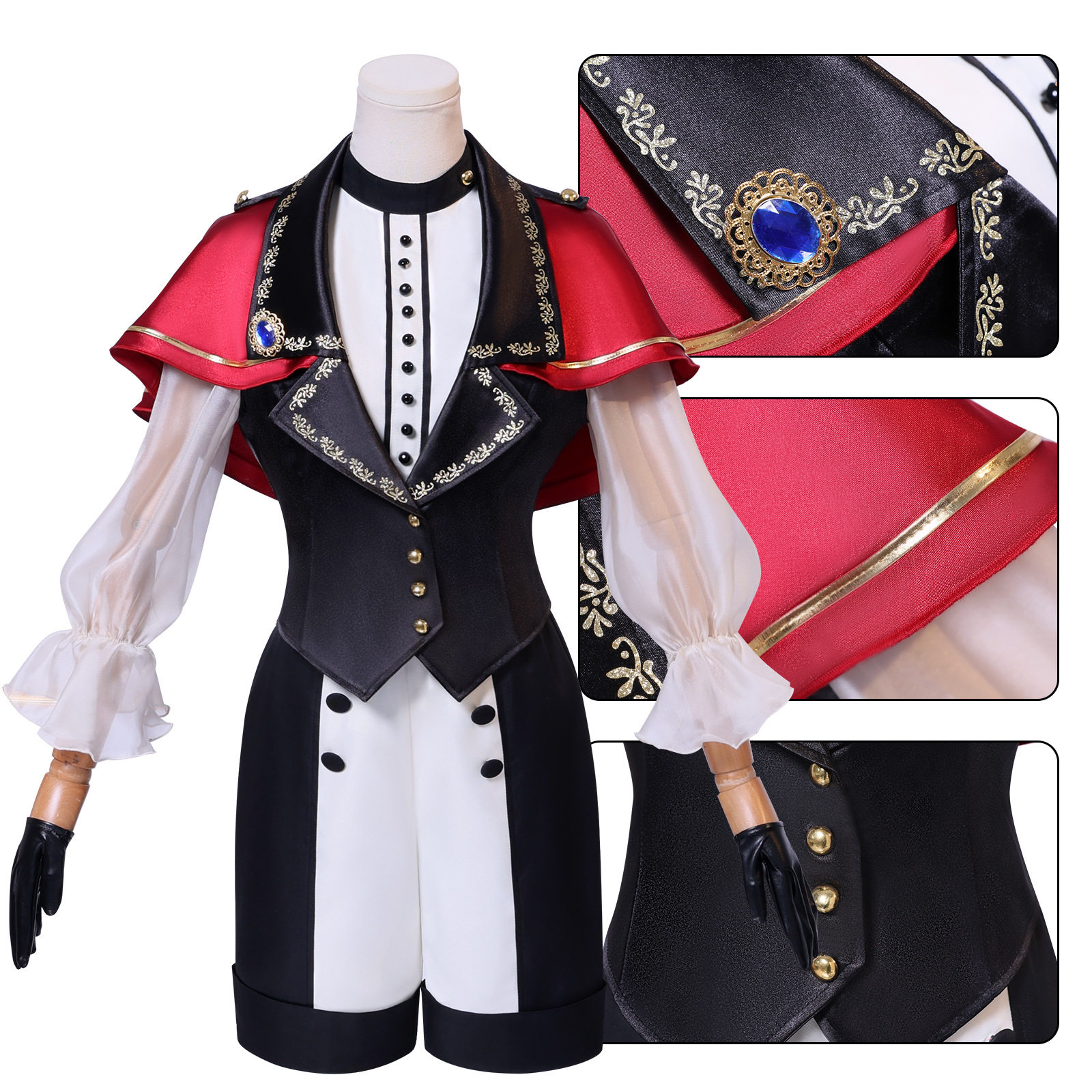 漫路人BanG Dream AveMujica颂乐人偶八幡海铃cosplay服装二次元