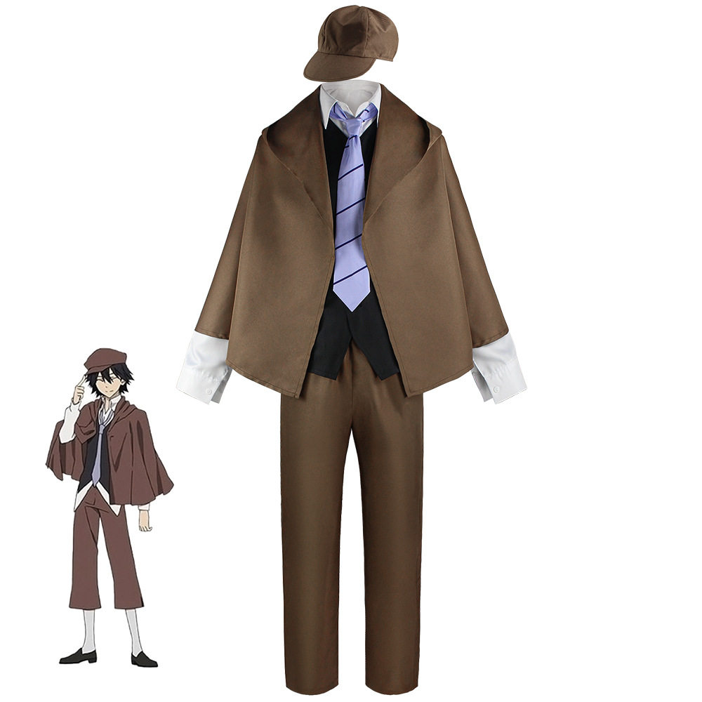 文豪野犬cos服与谢野晶子江户川乱步cosplay角色扮演万圣节服装