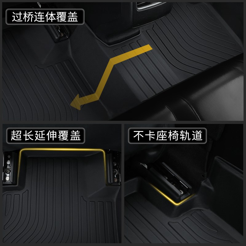 速发飞度脚垫tpe防水08-12老14-20新21-2款四代全包汽车脚垫