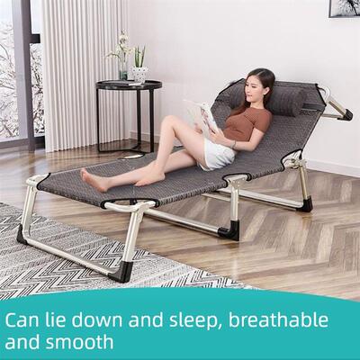 折叠床单人办公室躺椅午休家用便携式便携陪护简易午睡行军床