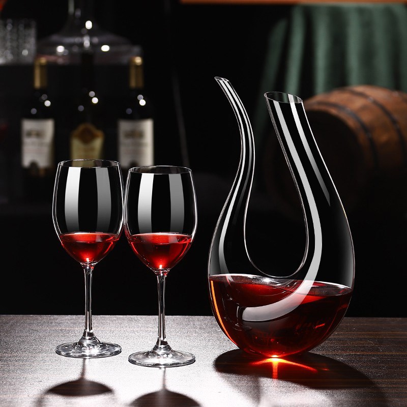 速发套装家用高脚杯欧酒玻套杯创意葡萄酒杯醒酒器式具酒杯璃装