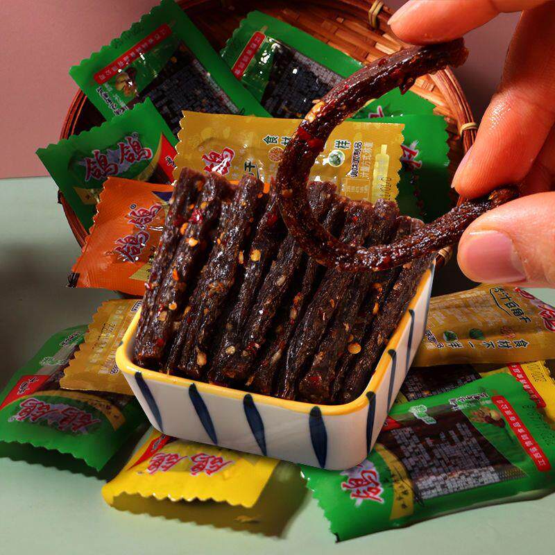 鸽鸽豆角散装网红江西特产辣条休闲小吃儿时零食麻辣独立包装