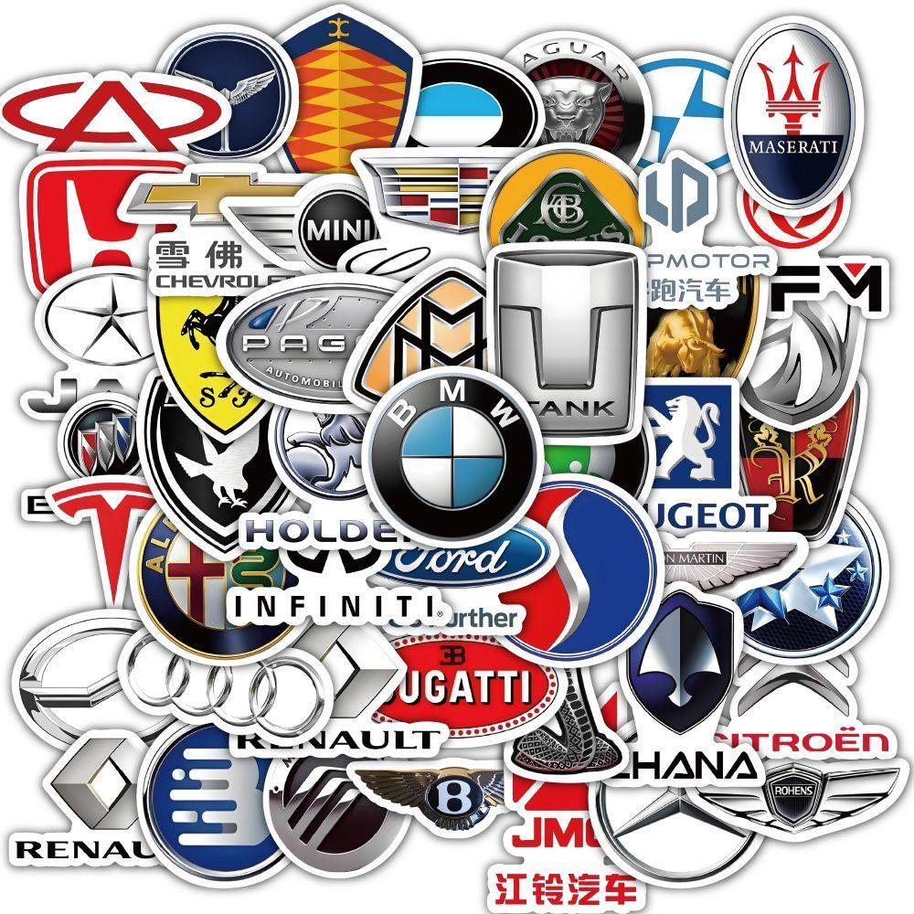 汽车车标贴纸装饰diy墙面高级潮流冰箱笔记本桌面手机diy防水贴