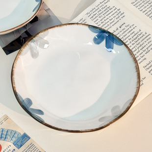 日式陶瓷盘子家用2026新款特别好看的菜盘8英寸餐盘高级感菜碟子