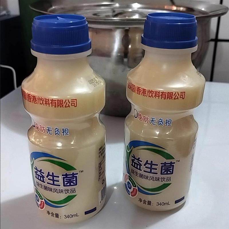 正宗达利园0脂新日期益生菌风味饮料乳酸菌饮品340ml/瓶早餐酸奶