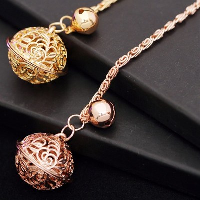 速发镀银脚镯脚链宫铃大人复古手镯脚环银饰铃铛响