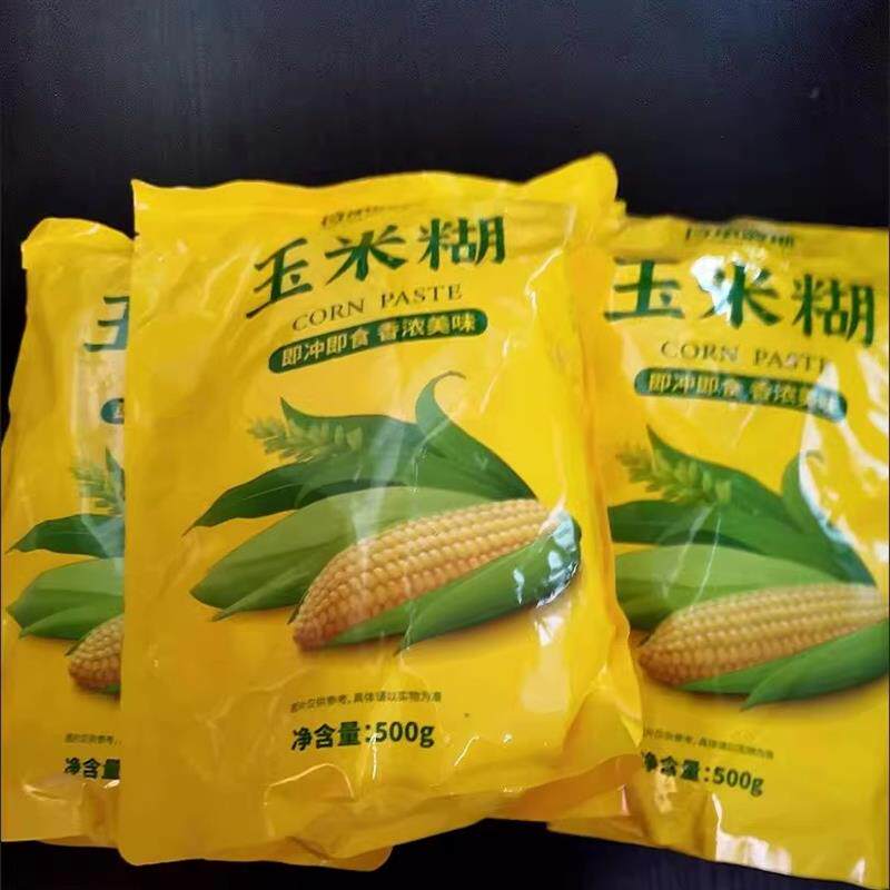 正宗纯玉米糊无糖玉米糊即食代餐早餐五谷粗粮冲泡