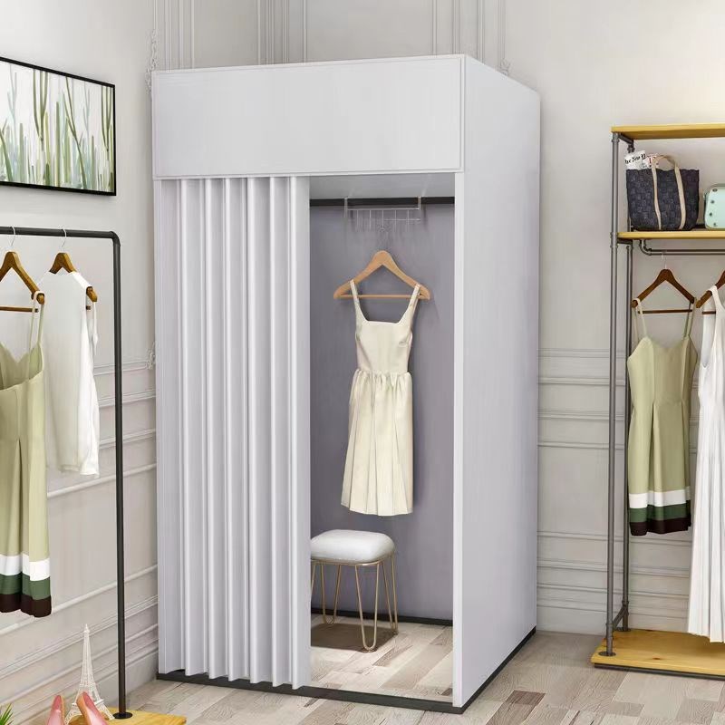 速发商场服装店试衣间临时更衣室简易落地换衣间便携可拆卸更衣间