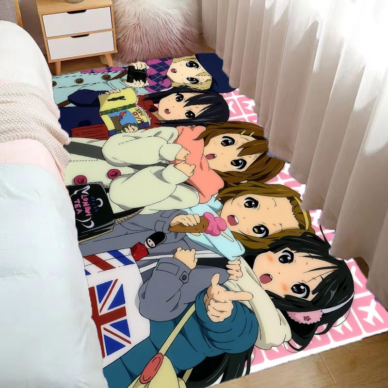 轻音少女周边动漫地毯卧室床边毯防滑方形飘窗地垫可定制飘窗地垫,居家布艺,地毯,淘宝优惠券,粉丝福利购,淘宝优惠卷