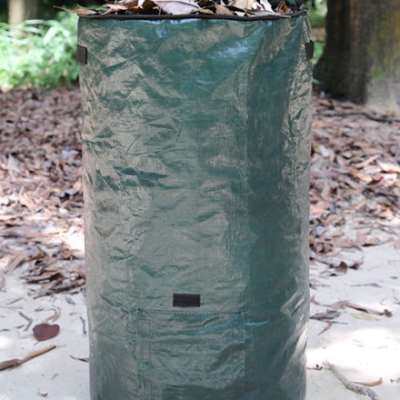 260升超大树叶落叶袋 防水园林编织袋园艺袋落叶堆肥收集袋