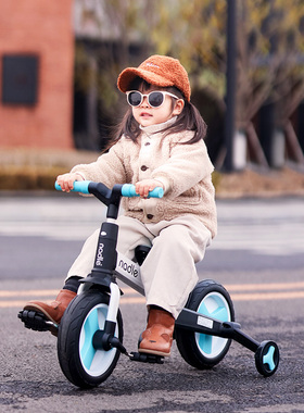 nadle纳豆儿童自行车二合一平衡车宝宝滑步滑行车2-3-5岁溜娃神器