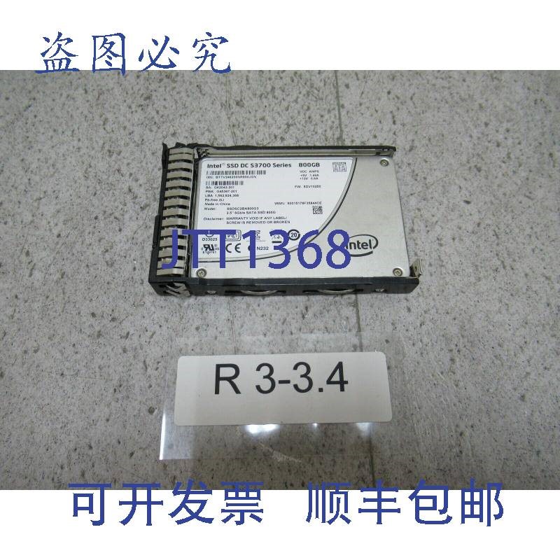 原装供应固态硬盘 DC S3700 系列 2.5 英寸 6Gb/s Sata 800Gb 型