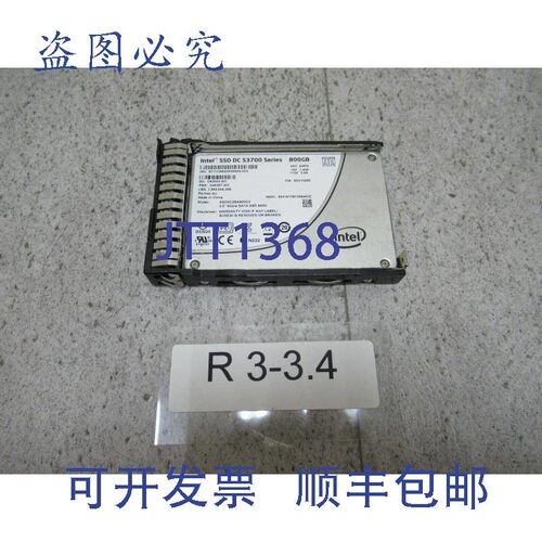 原装供应固态硬盘 DC S3700 系列 2.5 英寸 6Gb/s Sata 800Gb 型