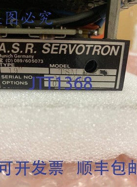 原装供应Servotron ASR TSM-150-25-01 晶体管伺服驱动器