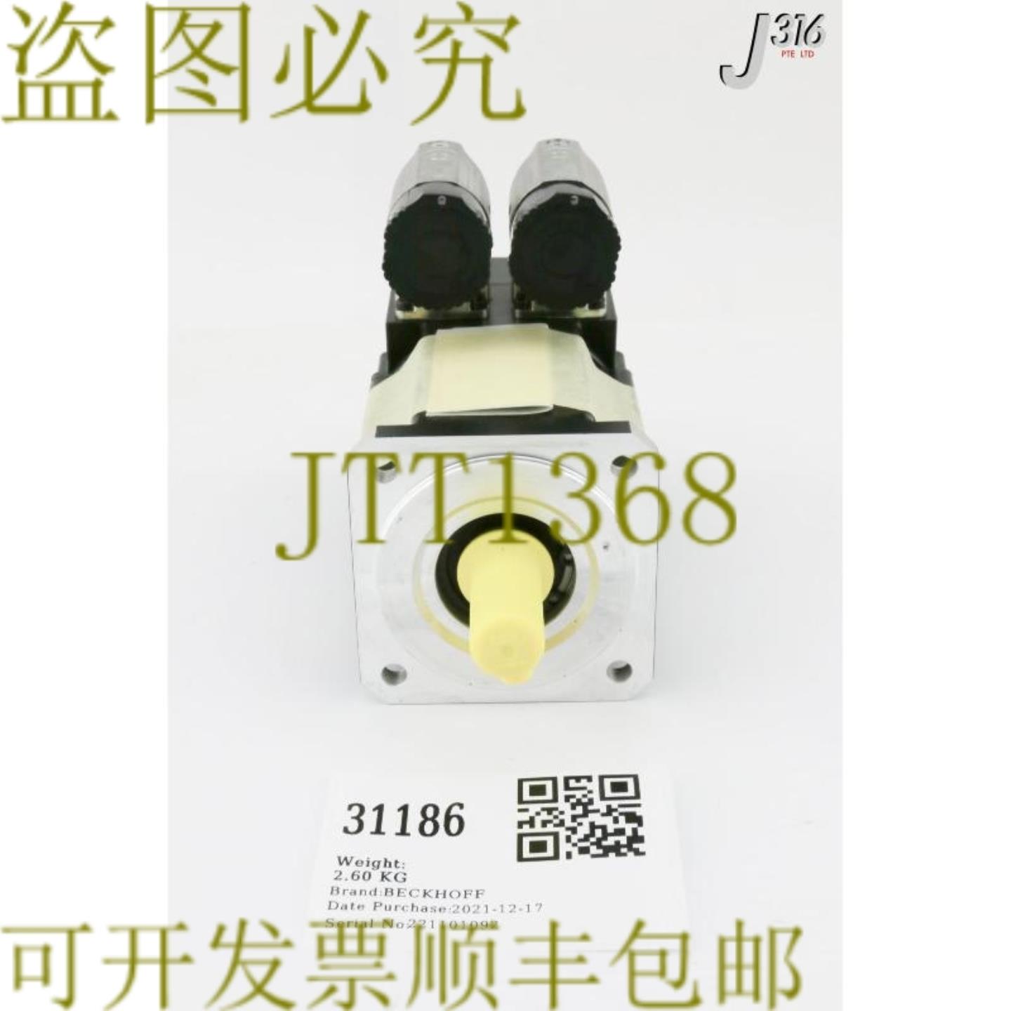 供应31186 BECKHOFF 交流伺服电机 新 AM3031-0C01-0000