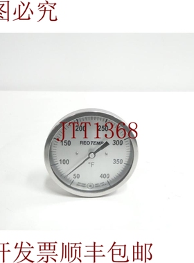 原装供应Reotemp JJ0801F65-AS 双金属温度计 5 英寸 8 英寸 50-4