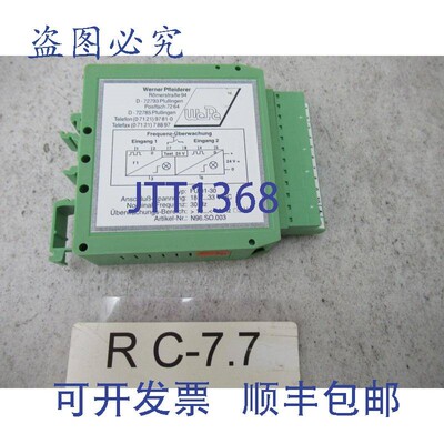 原装供应WePe N96.SO.003 Werner Pfleiderer 监测 F??01-30 19..